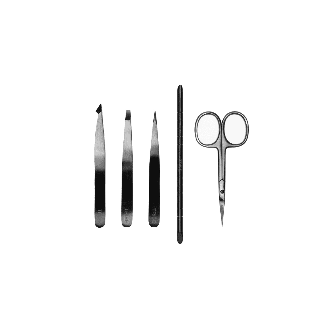 BLACK STRAIGHT TWEEZER