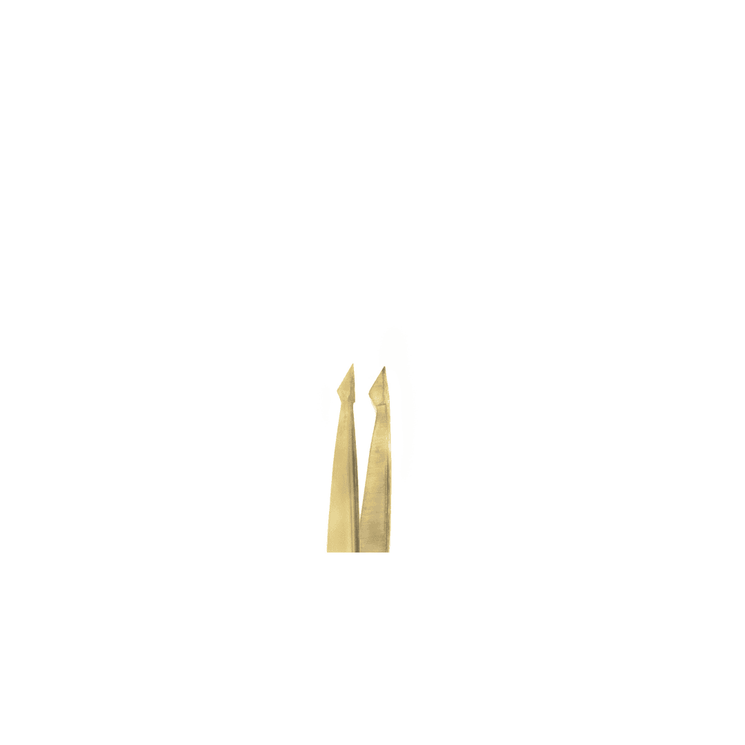 GOLD ANGLED TWEEZER