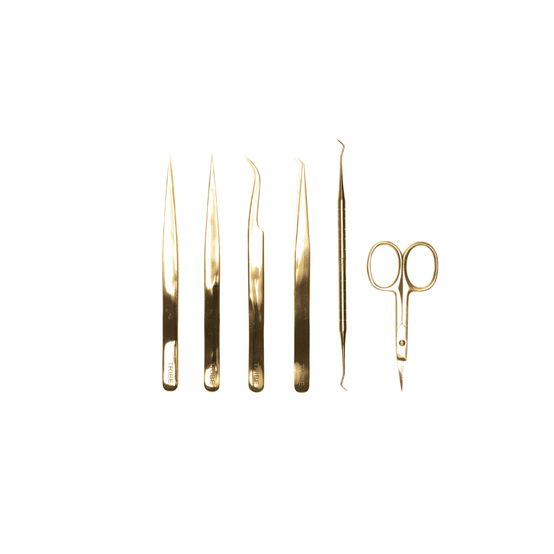 GOLD CURVED TWEEZER