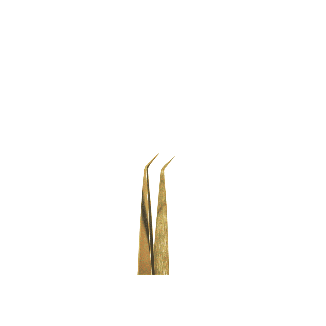 GOLD CURVED TWEEZER