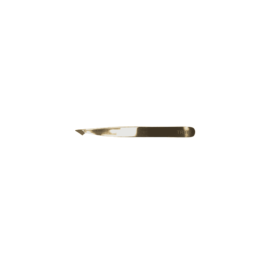 GOLD ANGLED TWEEZER