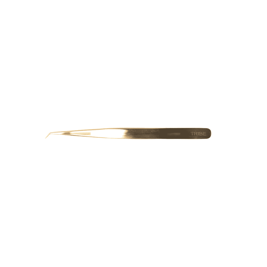 GOLD CURVED TWEEZER